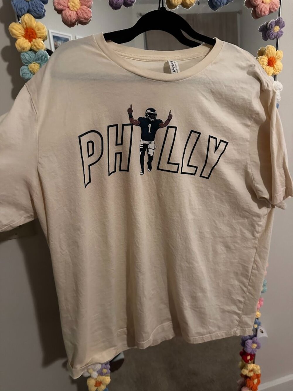 Bella Canvas Jalen Hurts Philly Eagles Graphic T-Shirt 3XL